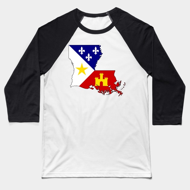 Cajun Louisiana Baseball T-Shirt by somekindofguru